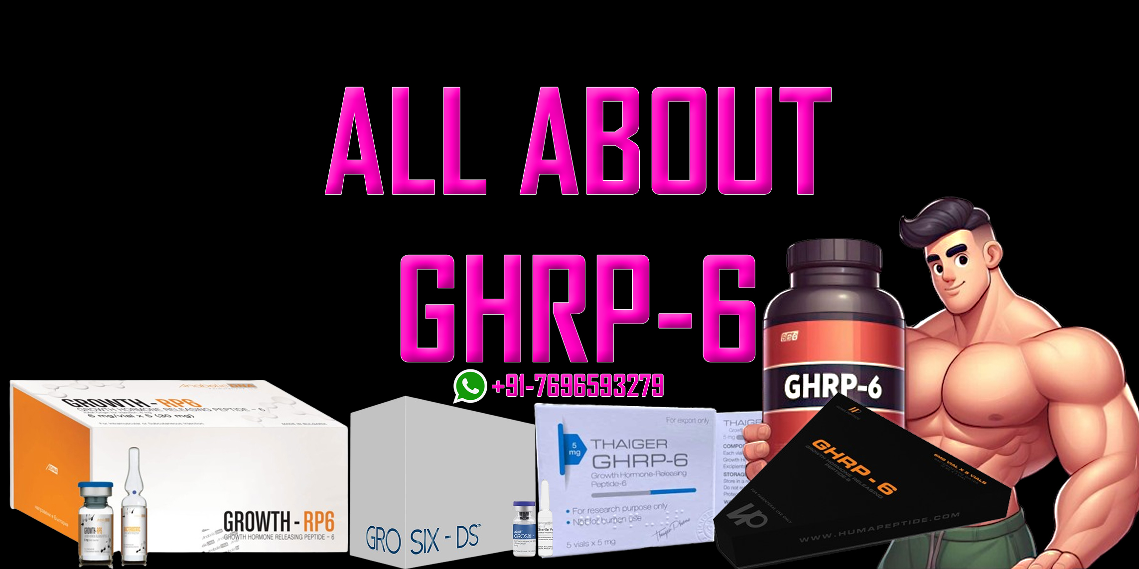 All about GHRP-6. Dosage, Cycle, Results, and Side Effects.