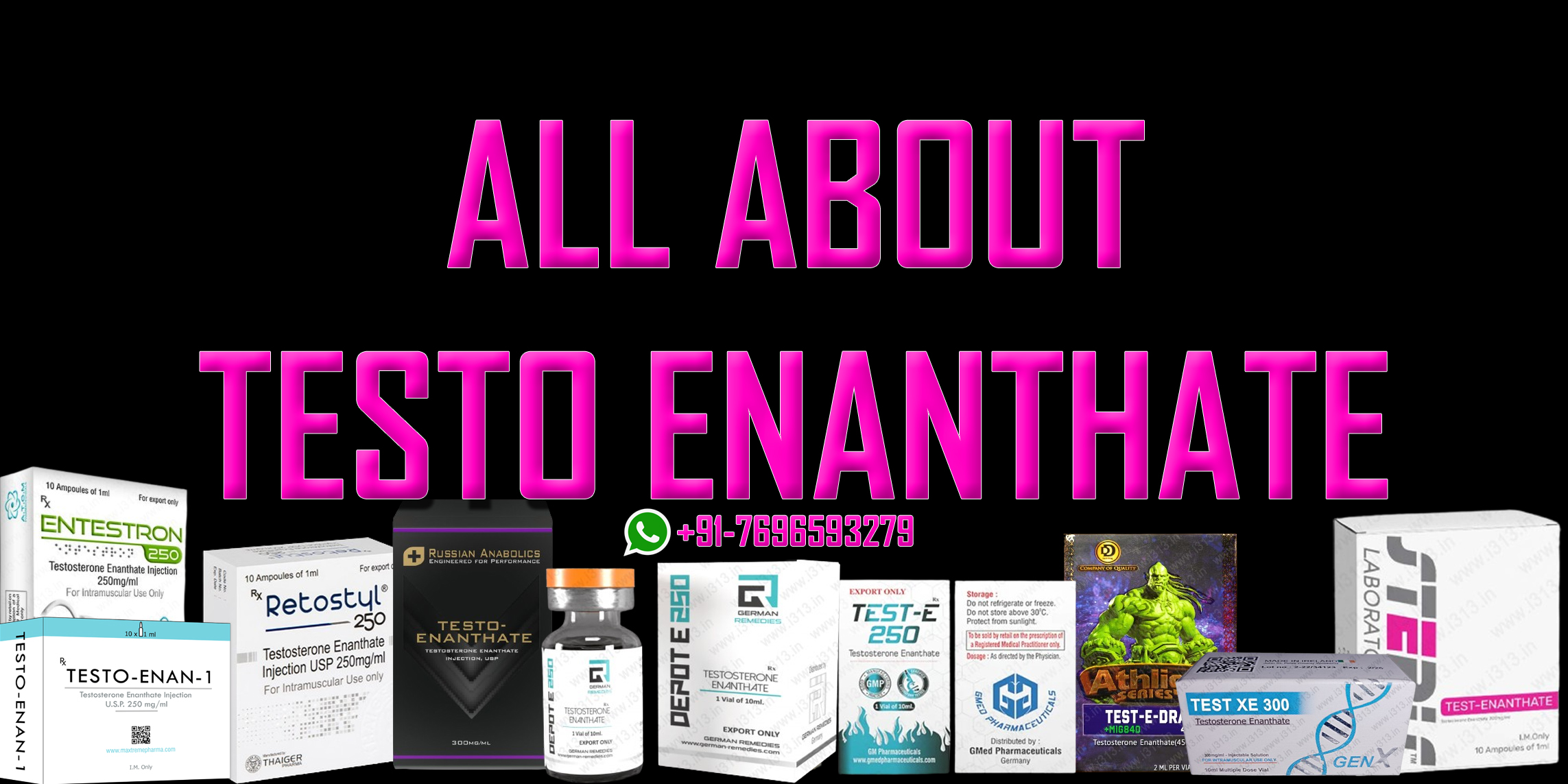 All About Testosterone Enanthate. Dosage, Cycle, Results and Side Effects.