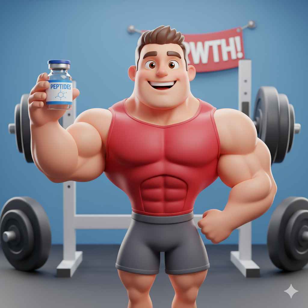 Muscle Gain with SARMs, Peptides, and Steroids